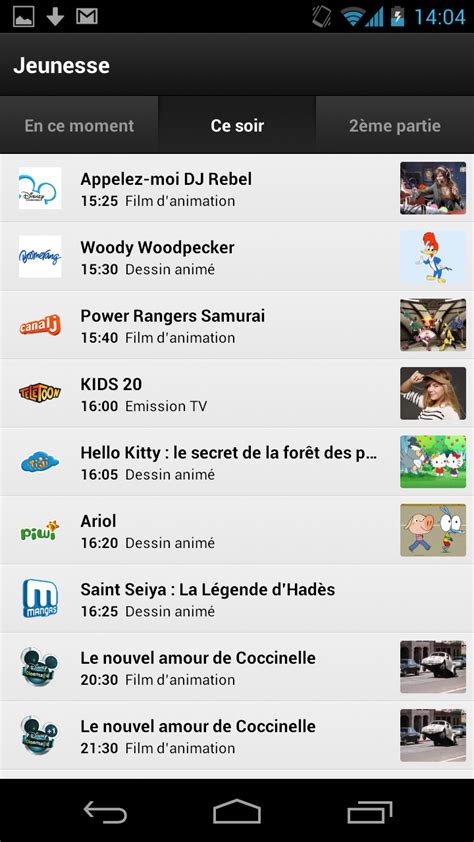 tvb programme|Programme TV par Télé.
